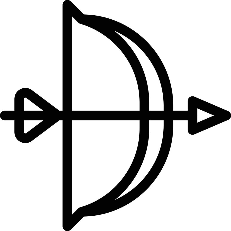 archery vector illustration on a background.Premium quality symbols.vector icons for concept and graphic design.