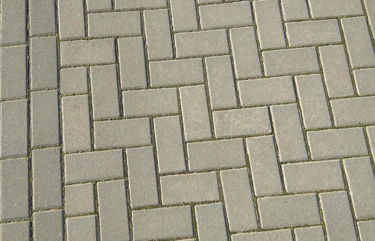 Tile on the road. block background. Sidewalk tiles. photo