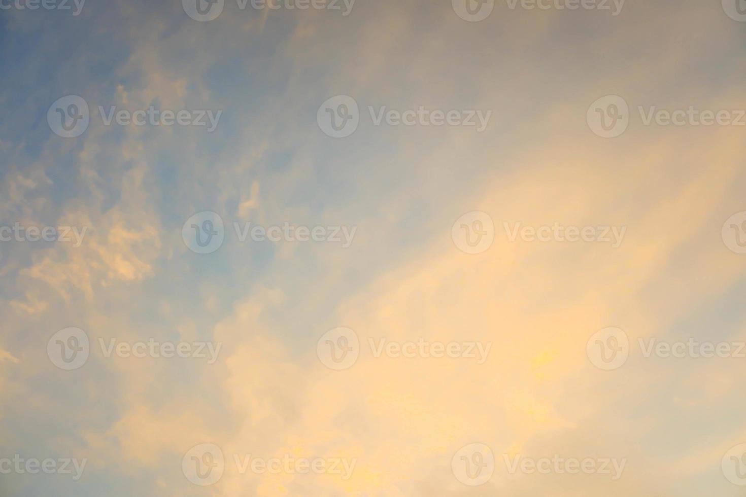 The beautiful sky with the colorful rainbow. Sky background. photo