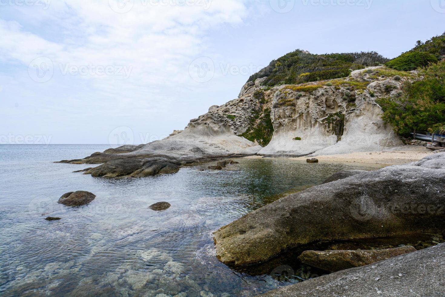 coast, cliff and sea photo