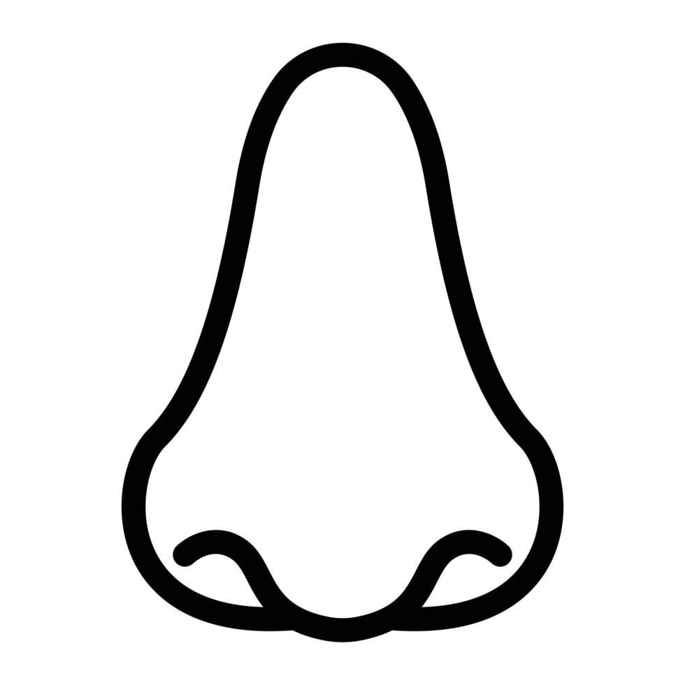 nose vector illustration on a background.Premium quality symbols.vector