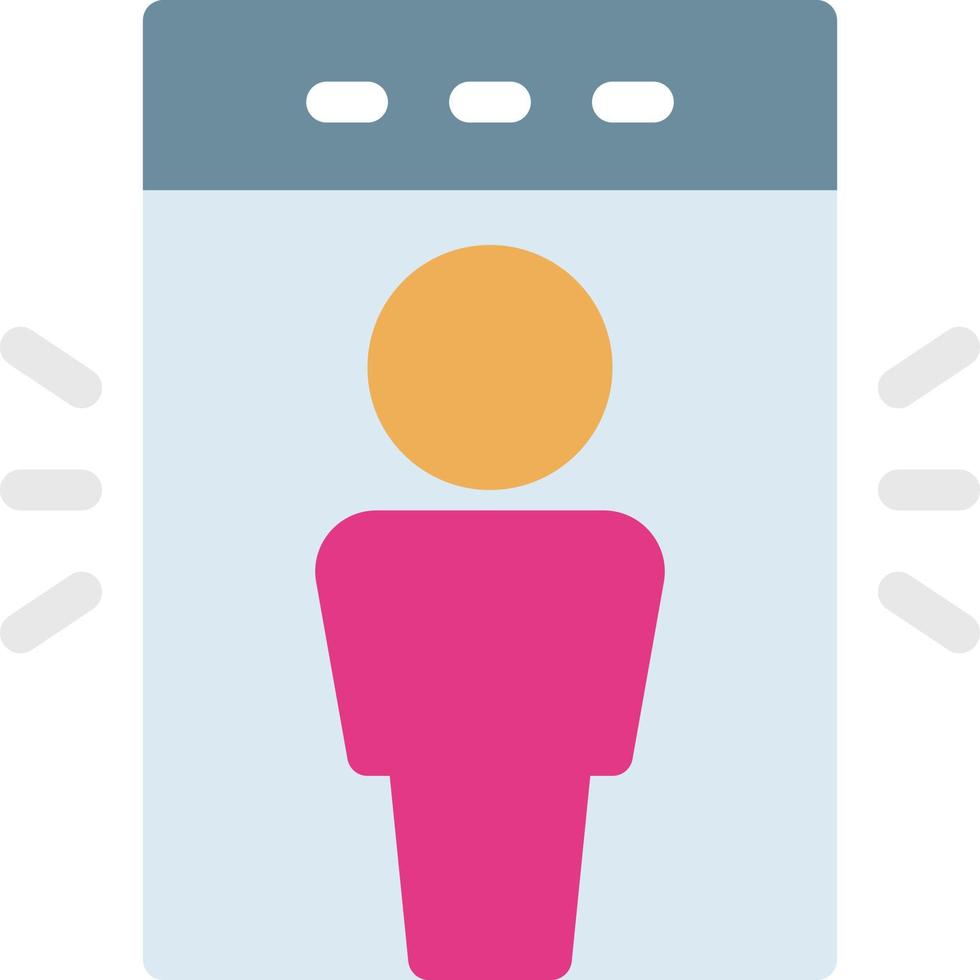 scanning person vector illustration on a background.Premium quality symbols.vector icons for concept and graphic design.