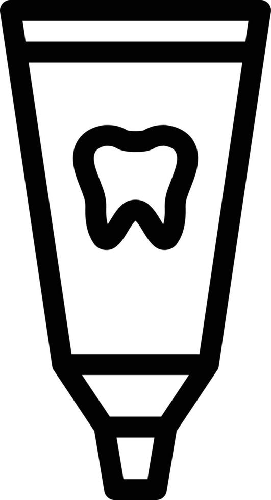 Ilustración de vector de pasta de dientes en un fondo. Símbolos de calidad premium. iconos vectoriales para concepto y diseño gráfico.