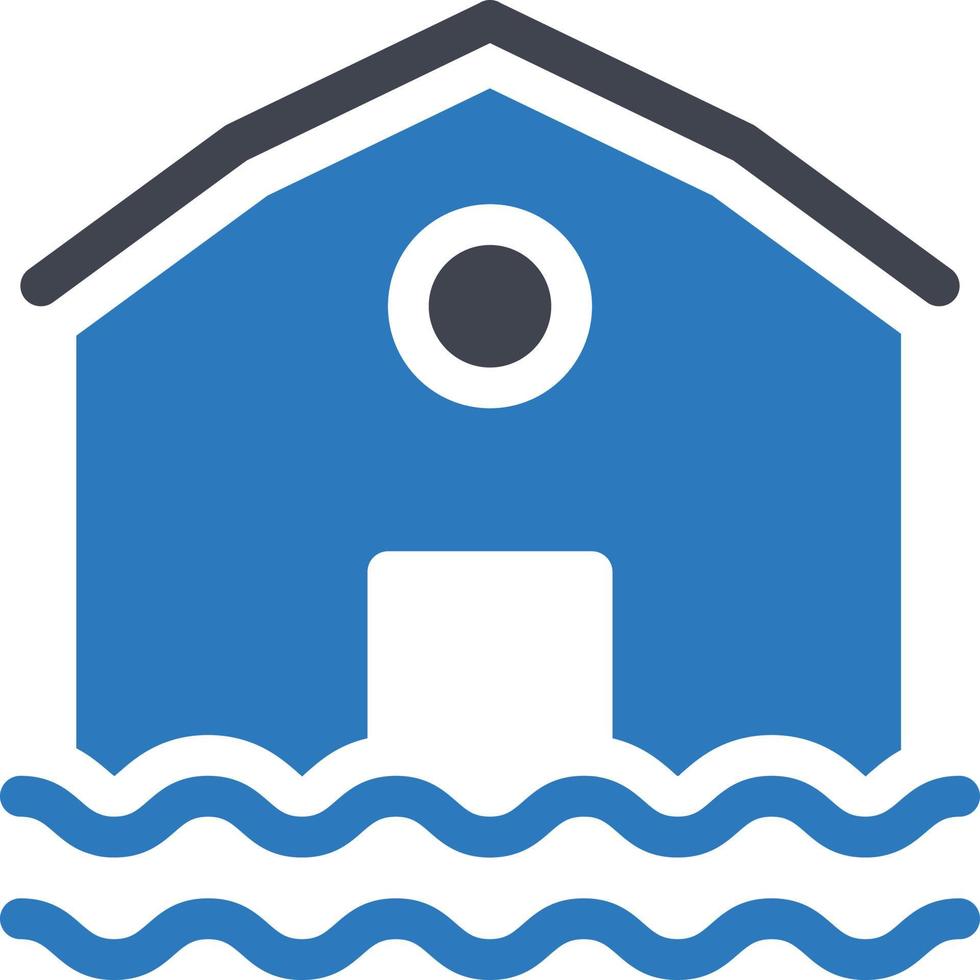 flood home vector illustration on a background.Premium quality symbols.vector icons for concept and graphic design.