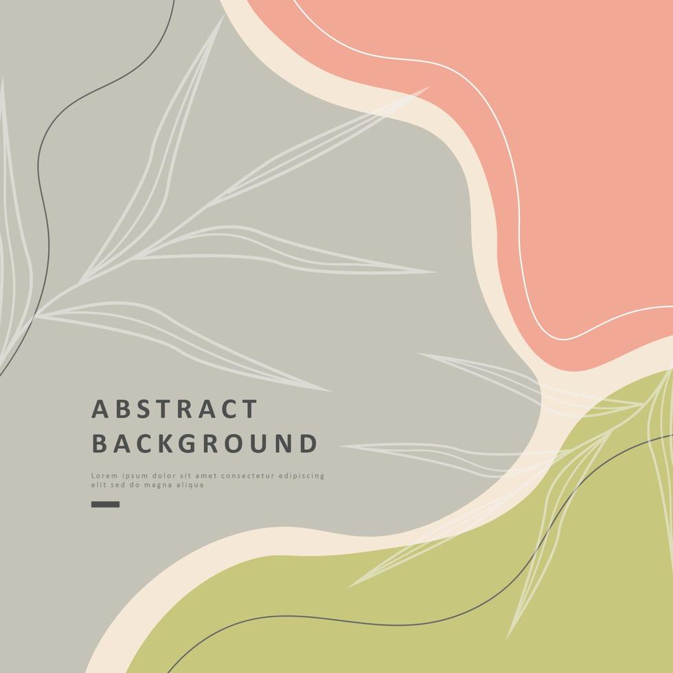 abstract modern hand drawn background vector