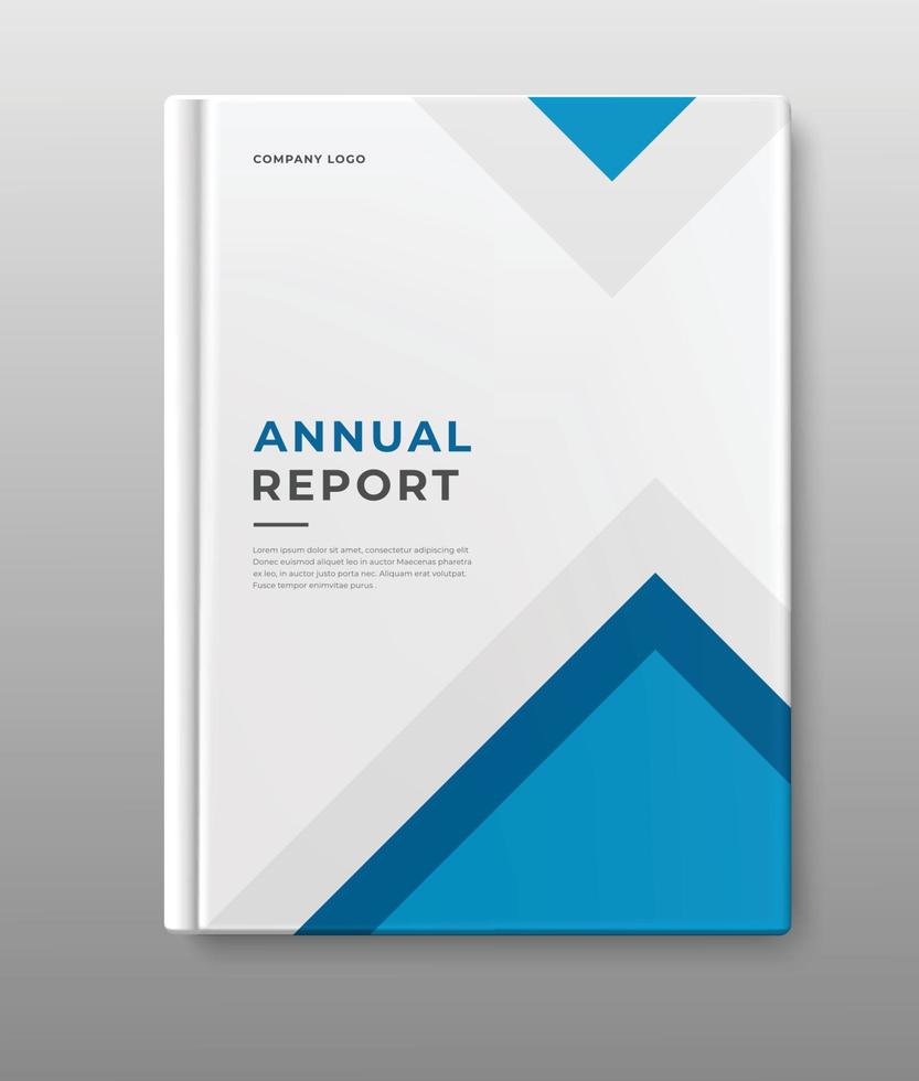 annual report cover book design 7262827 Vector Art at Vecteezy