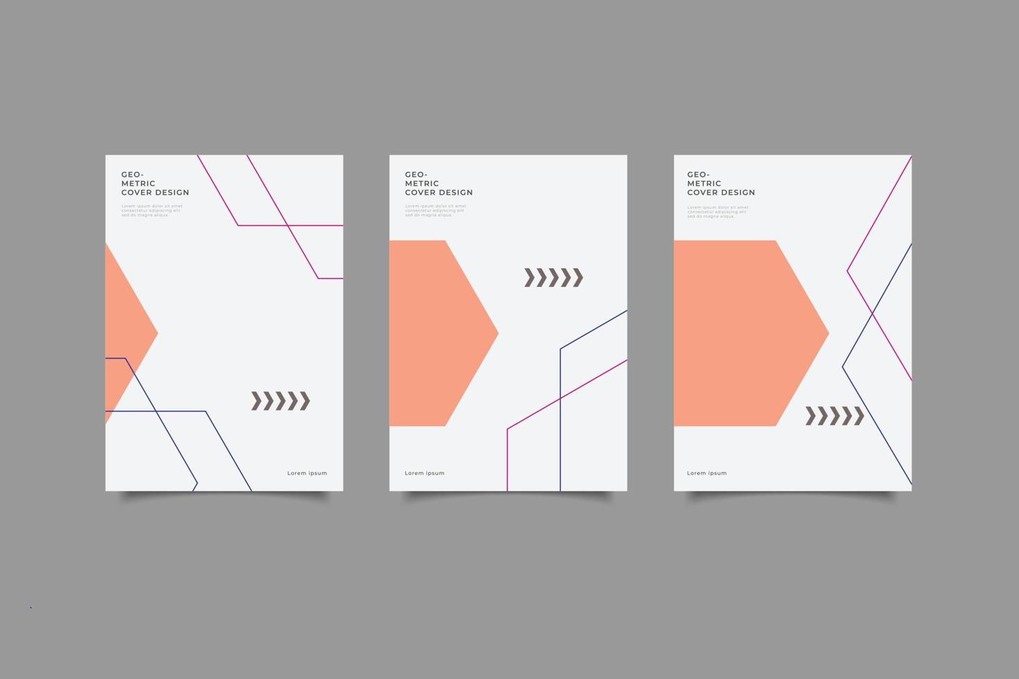 business cover template collection vector