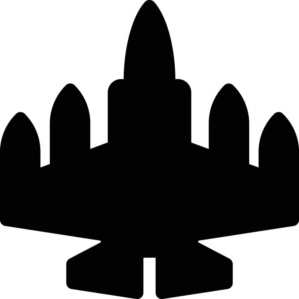 ilustración de vector de avión de combate en un fondo. símbolos de calidad premium. iconos vectoriales para concepto y diseño gráfico.