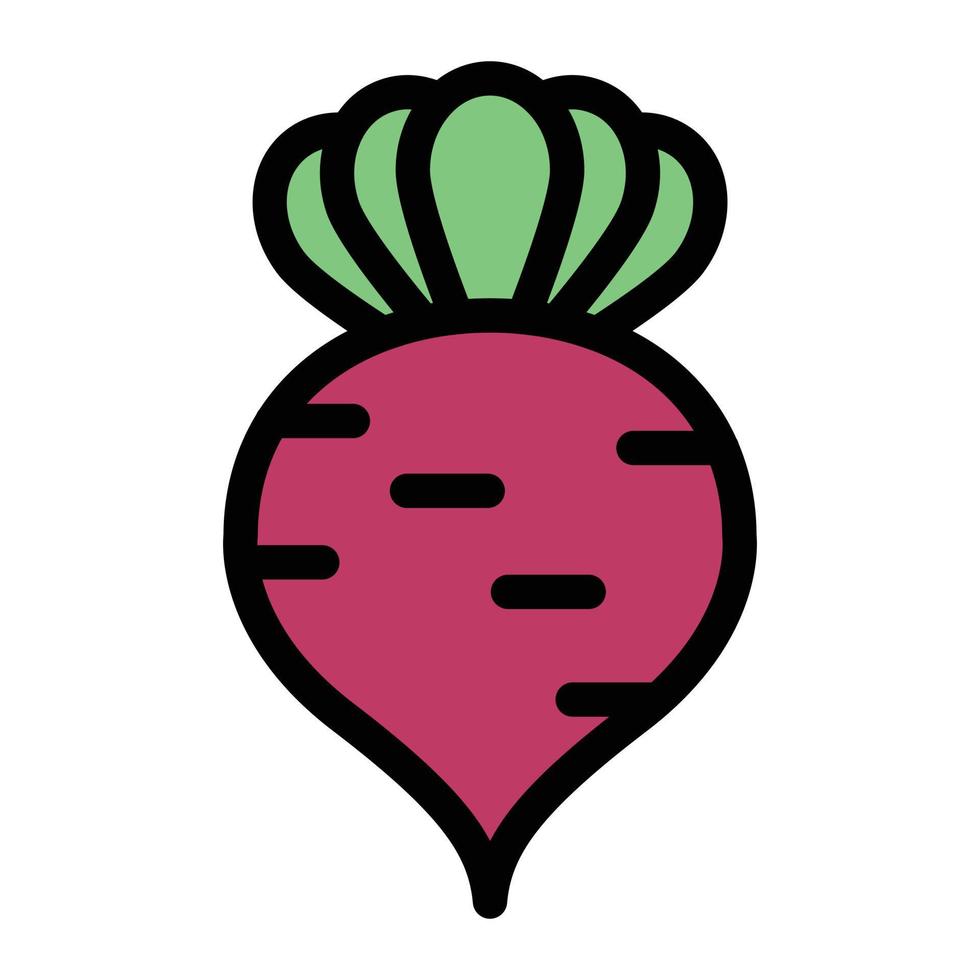 turnip vector illustration on a background.Premium quality symbols.vector icons for concept and graphic design.