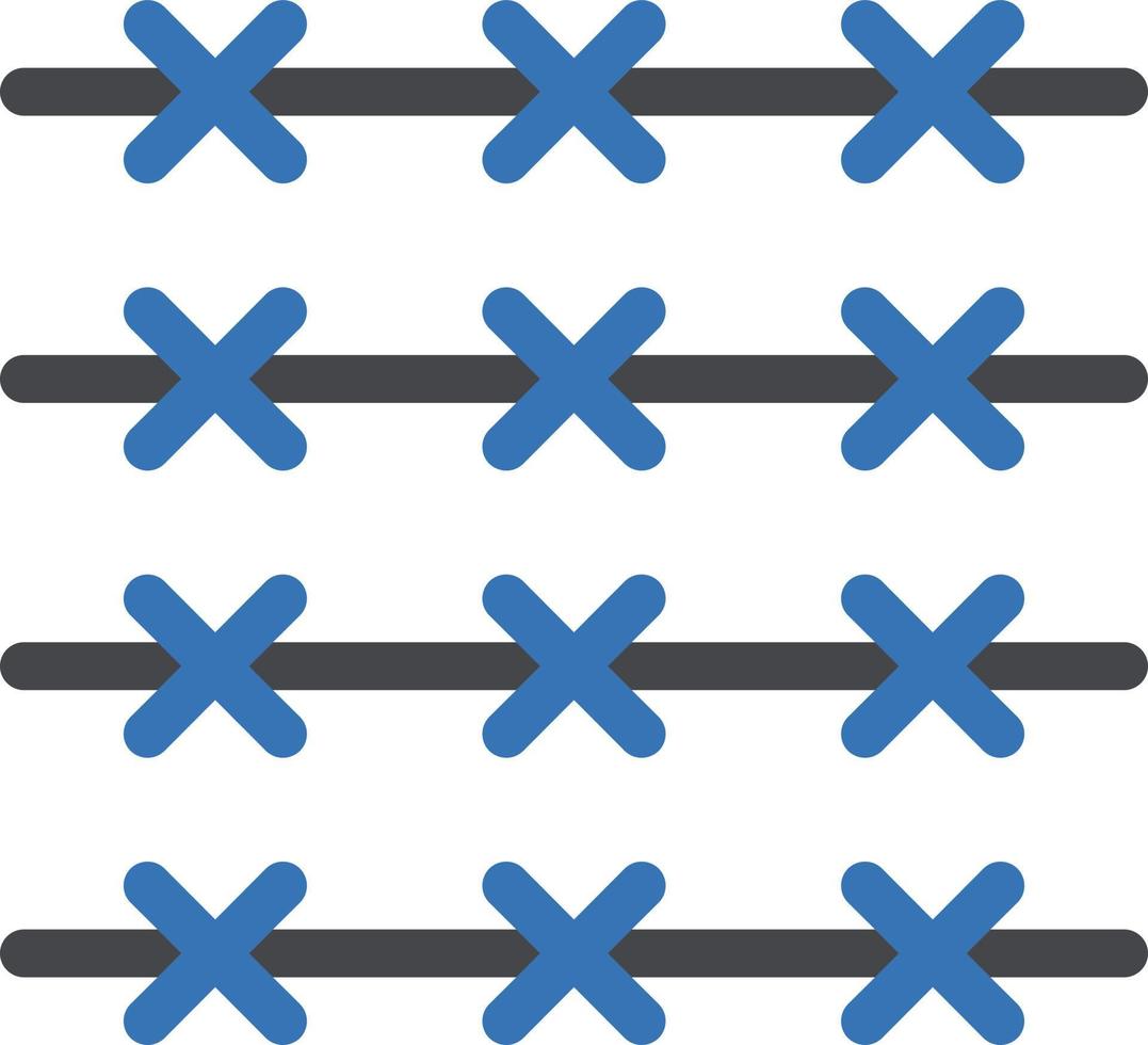 border wire vector illustration on a background.Premium quality symbols. vector icons for concept and graphic design.