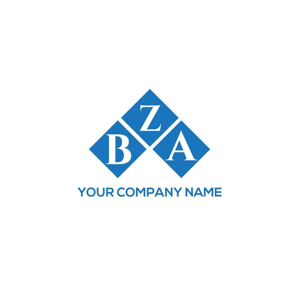 diseño de logotipo de letra zba sobre fondo blanco. concepto de logotipo de letra inicial creativa zba. diseño de letras zba. vector