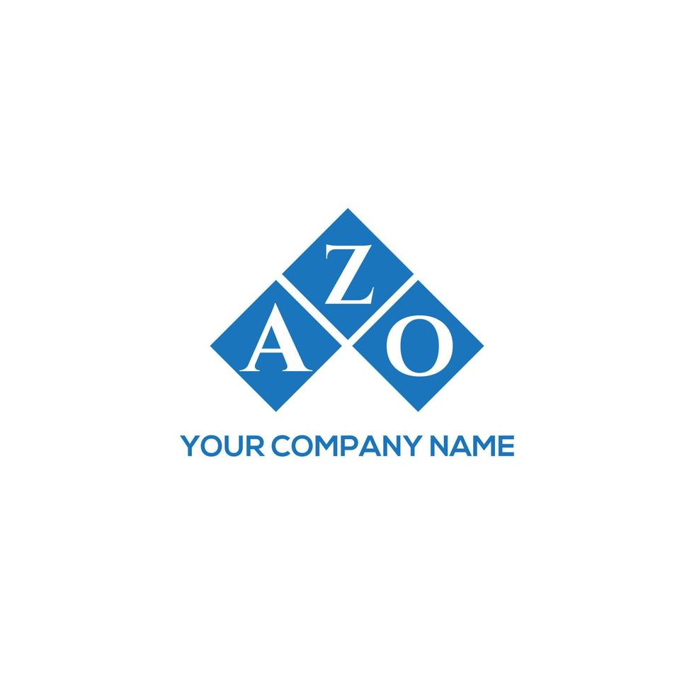 ZAO letter logo design on WHITE background. ZAO creative initials letter logo concept. ZAO letter design. vector