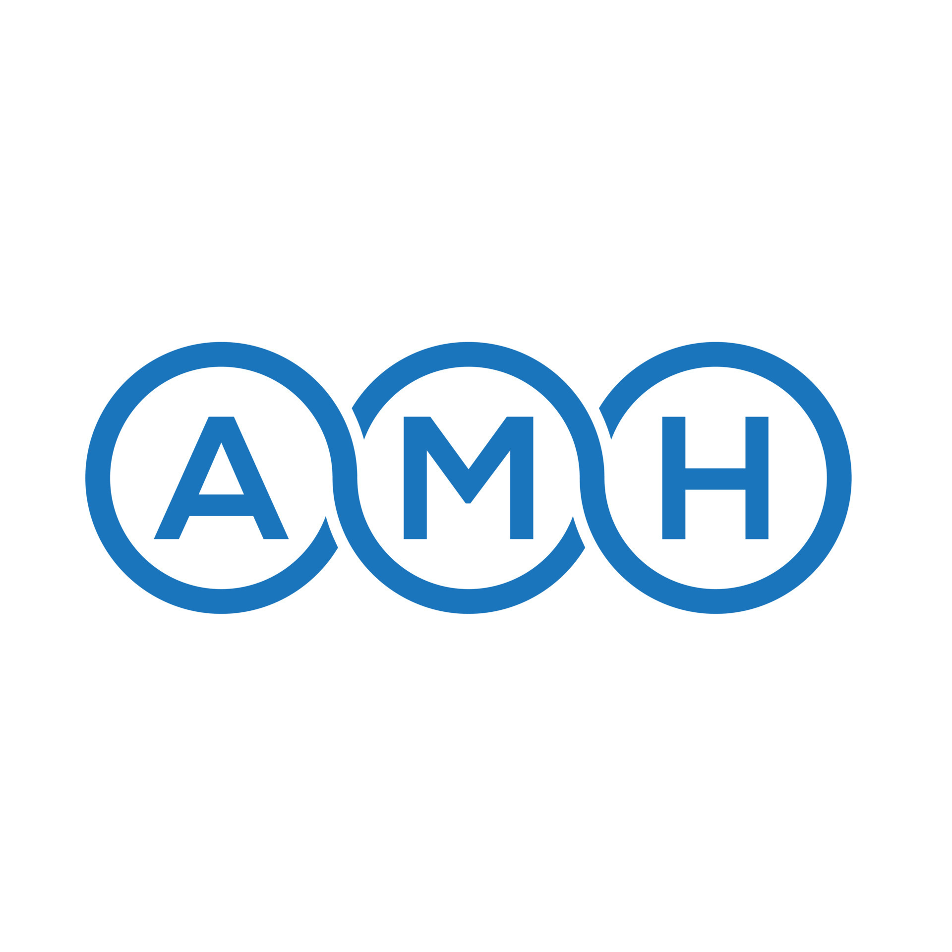 AMH Monogram, Letter and Love logo - MasterBundles