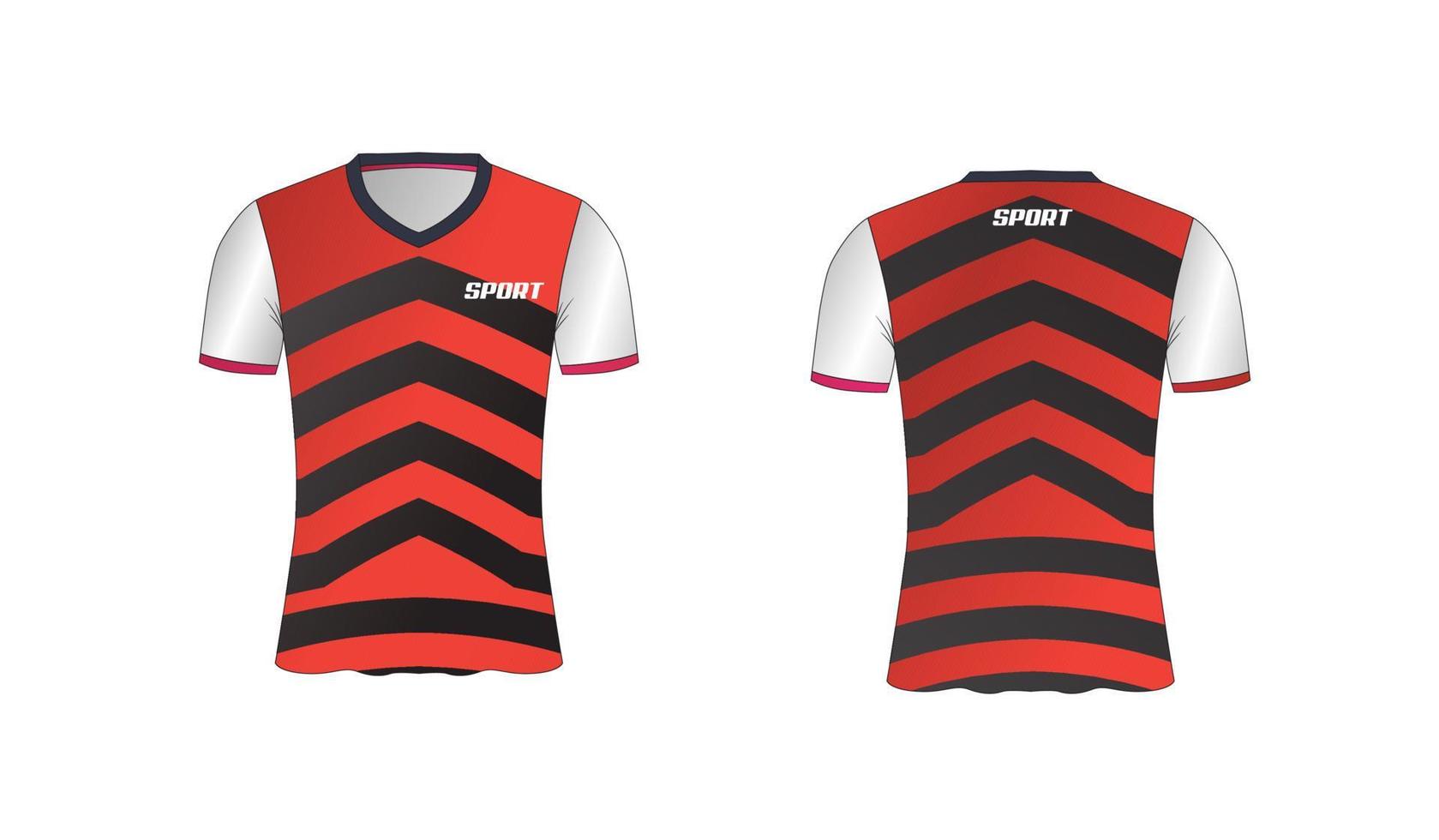 jersey es un diseño de camiseta deportiva mala para el equipo de fútbol, baloncesto y voleibol vector