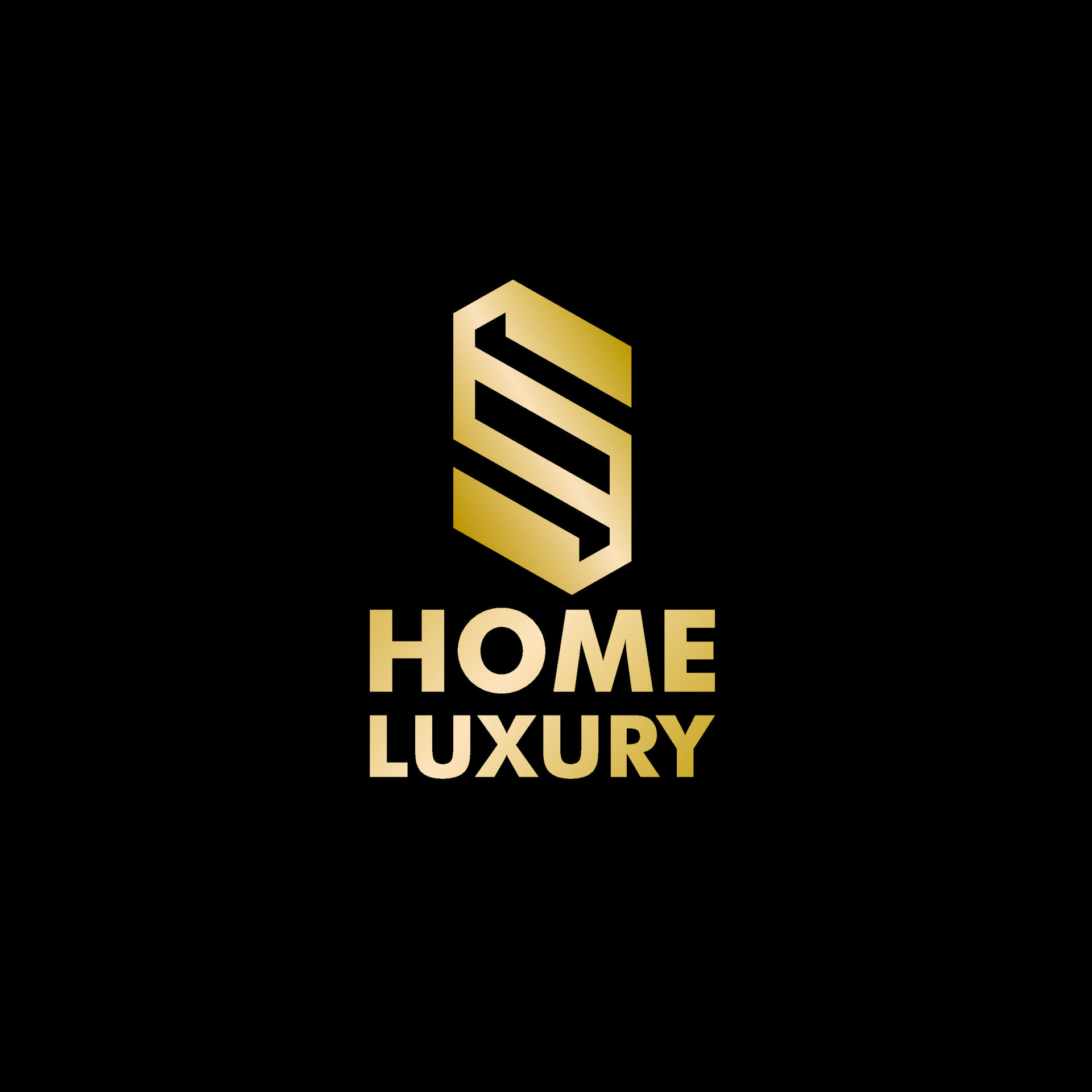 hohome luxury logo with gold icon, vectorme luxury 7264245 Vector Art ...