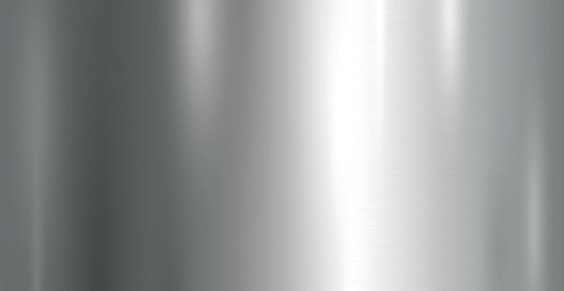 Stylish panoramic background silver steel metal texture - Vector