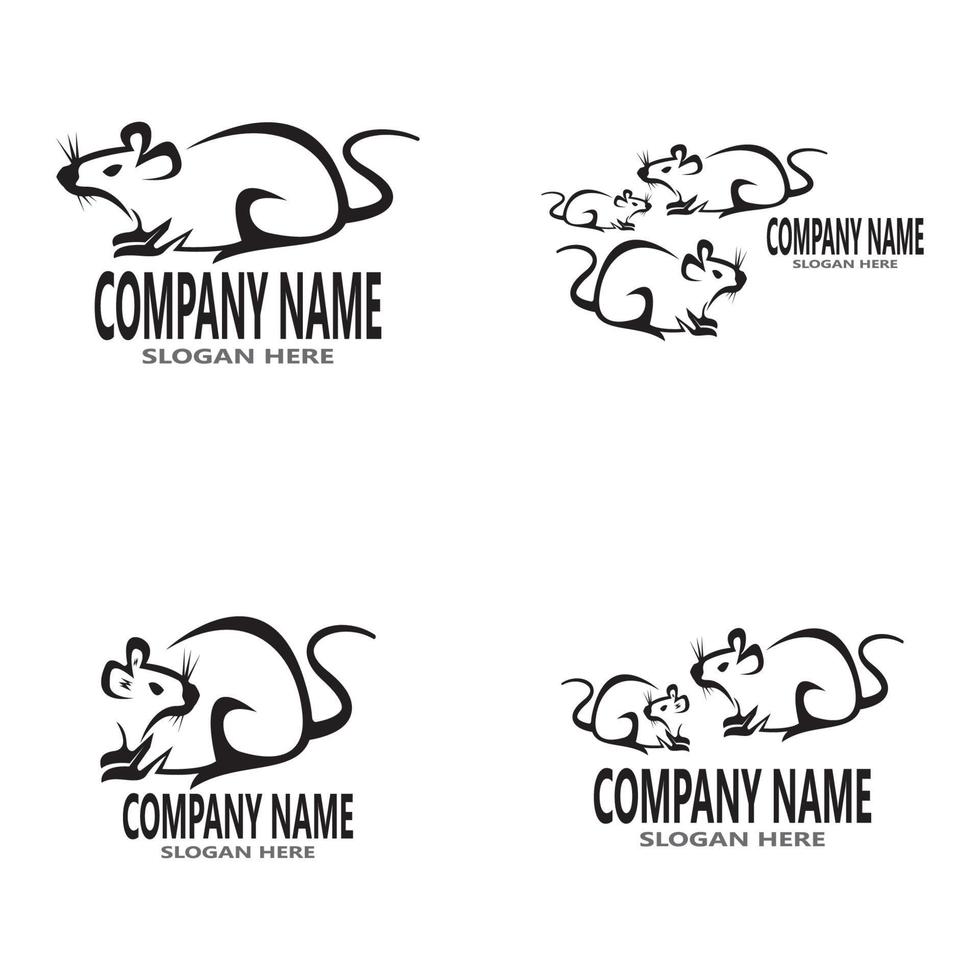 Rat icon and symbol vector illustration