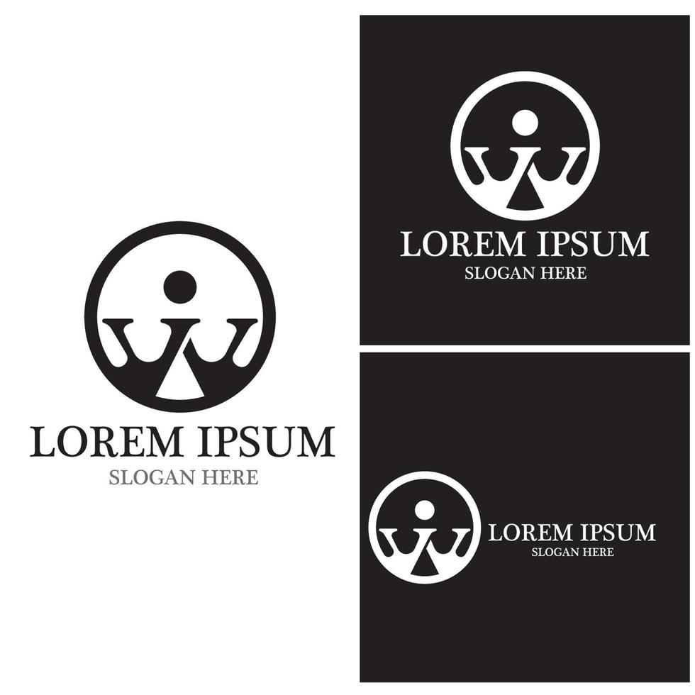 letter icon and symbol template vector