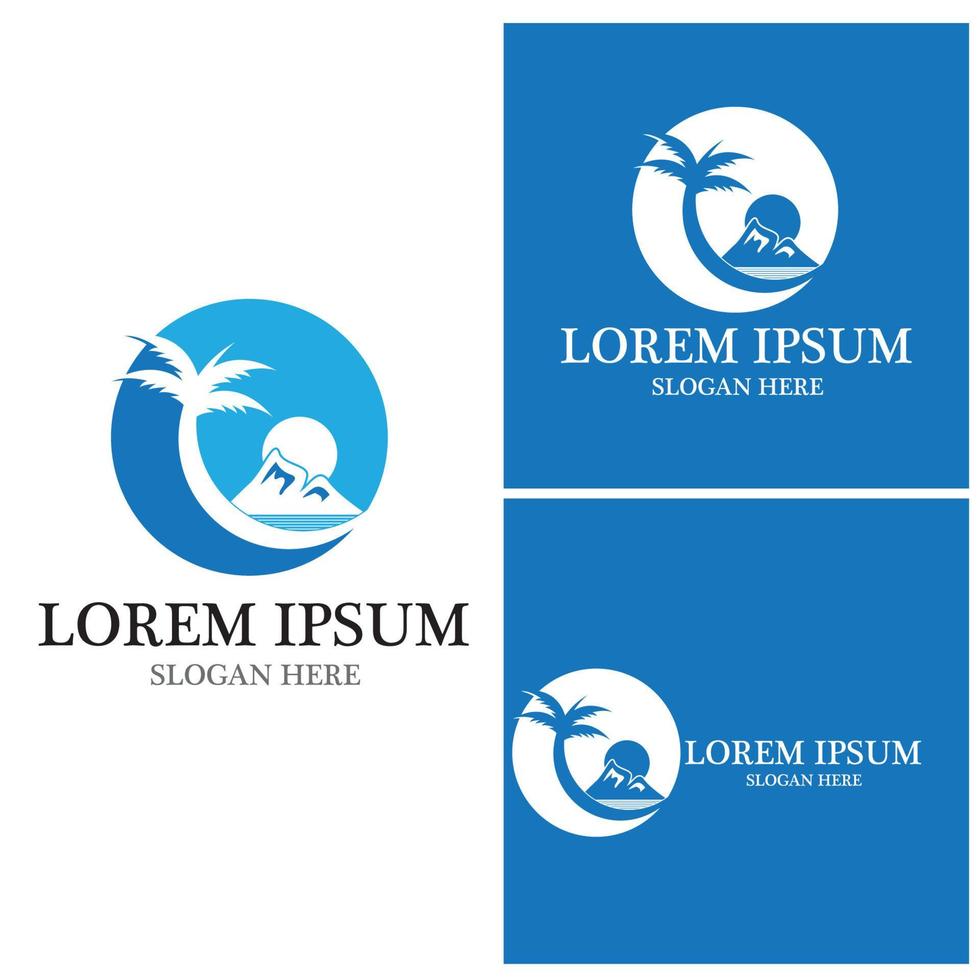 Water wave icon vector