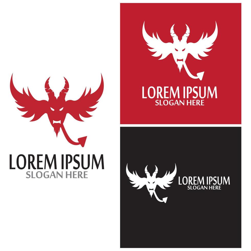 Devil horn Vector icon vector template