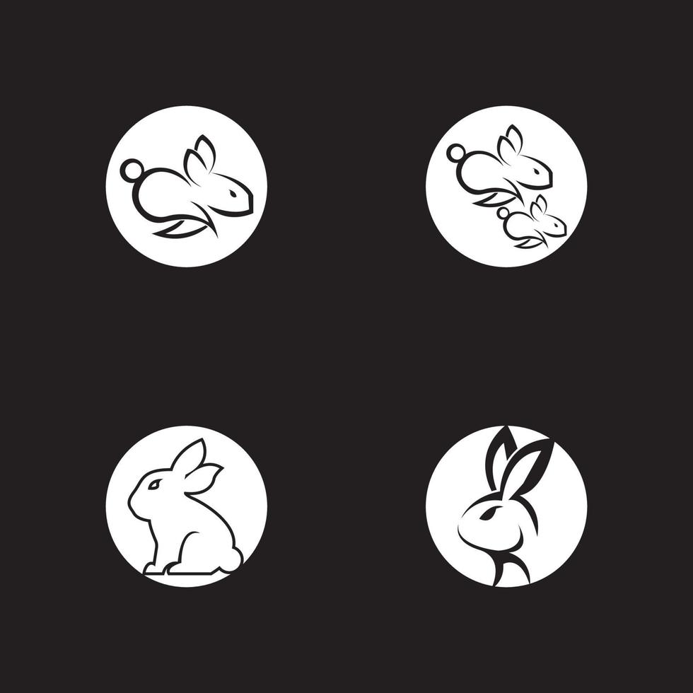 Rabbit vector icon illustration design