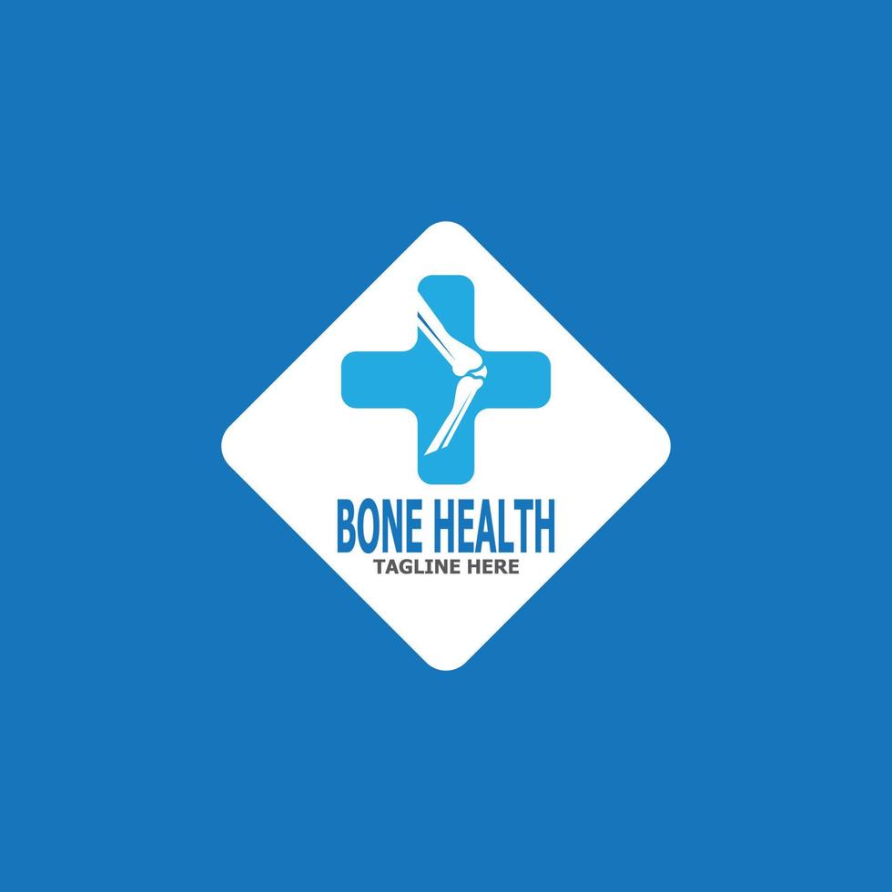 Bone health logo vector illustration