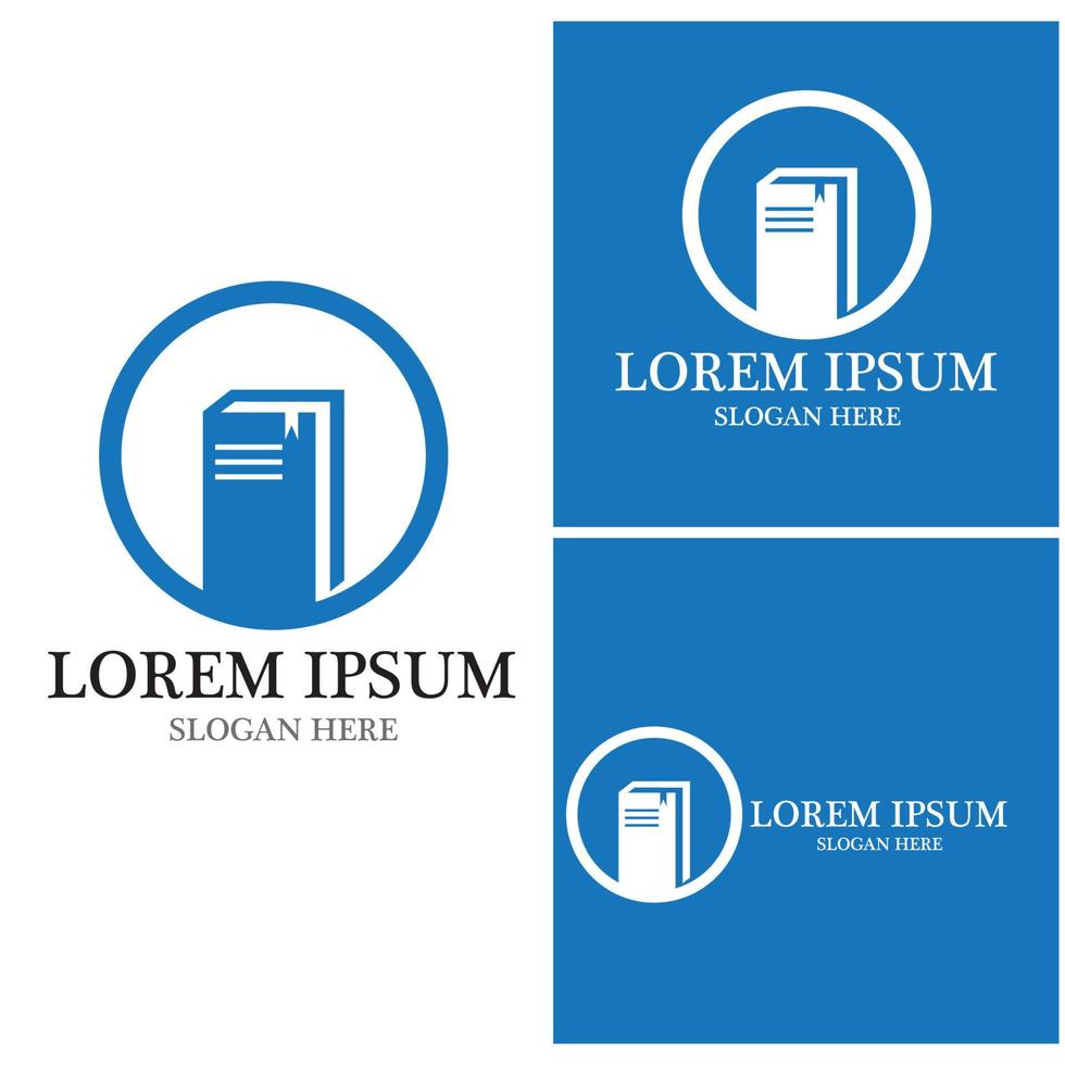 Book icon and symbol vector template