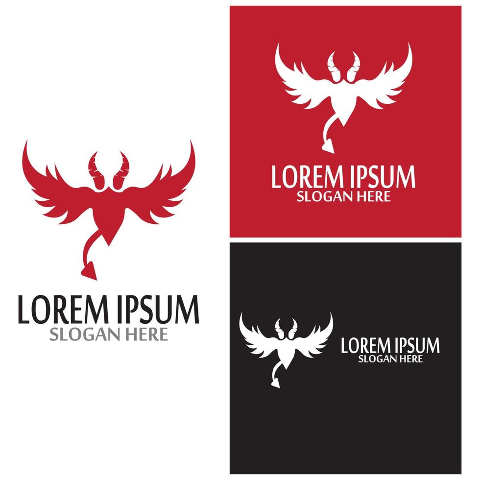 Devil horn Vector icon vector template