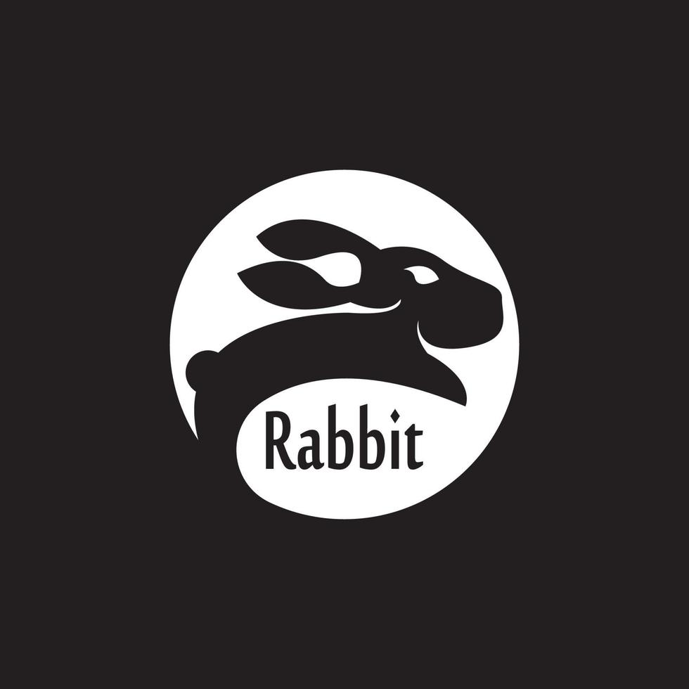 Rabbit vector icon illustration design