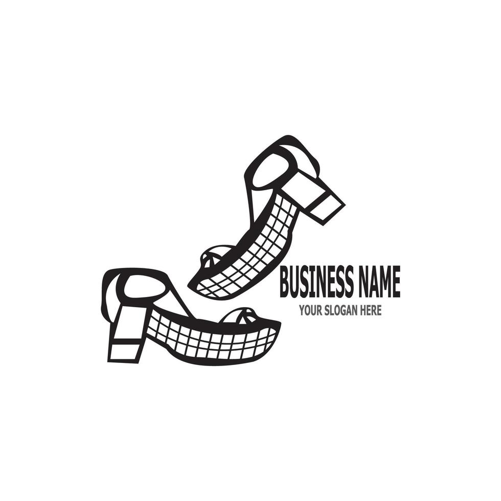 Shoes icon and symbol vector template