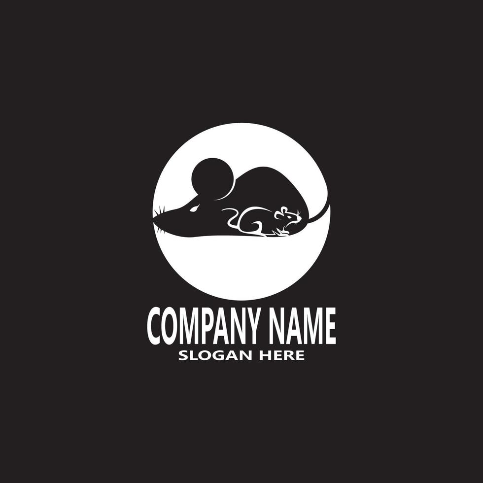 Rat icon and symbol vector illustration