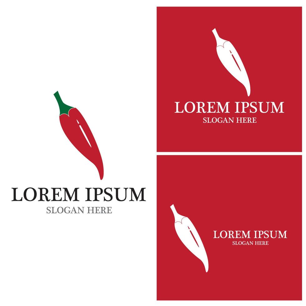 Red hot natural chili icon vector Illustration