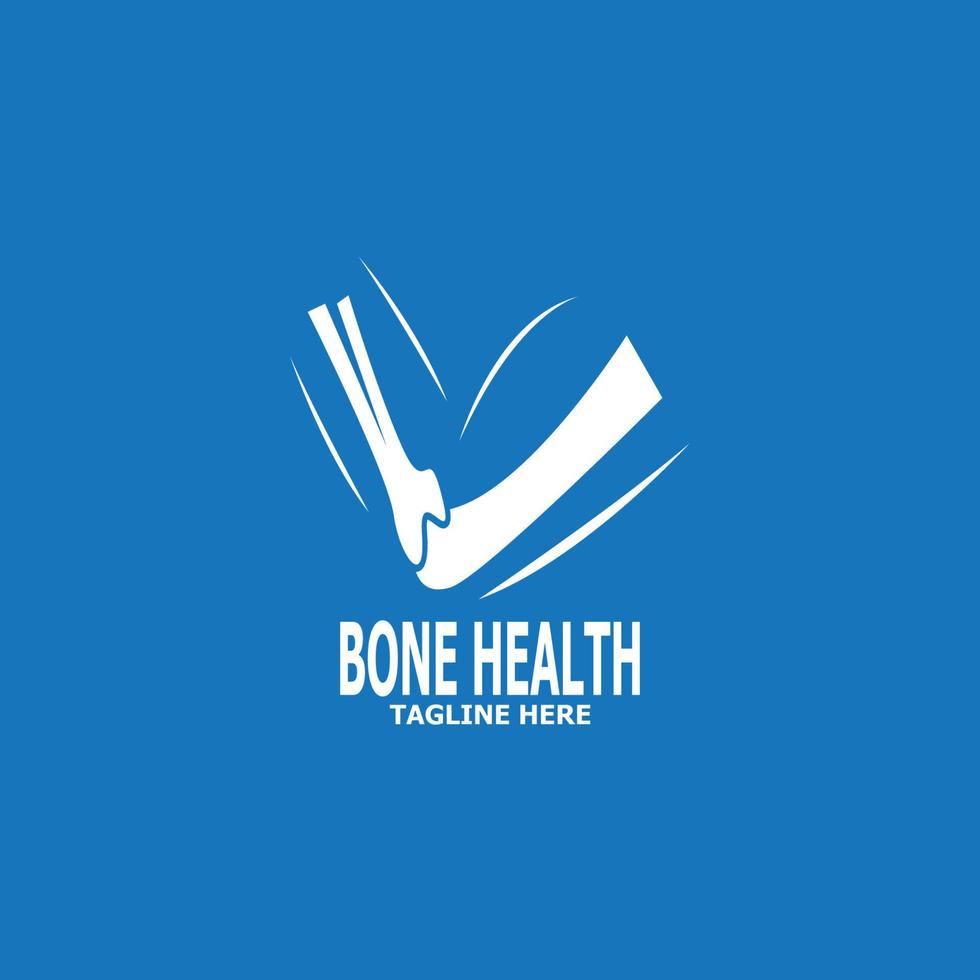 Bone health logo vector illustration