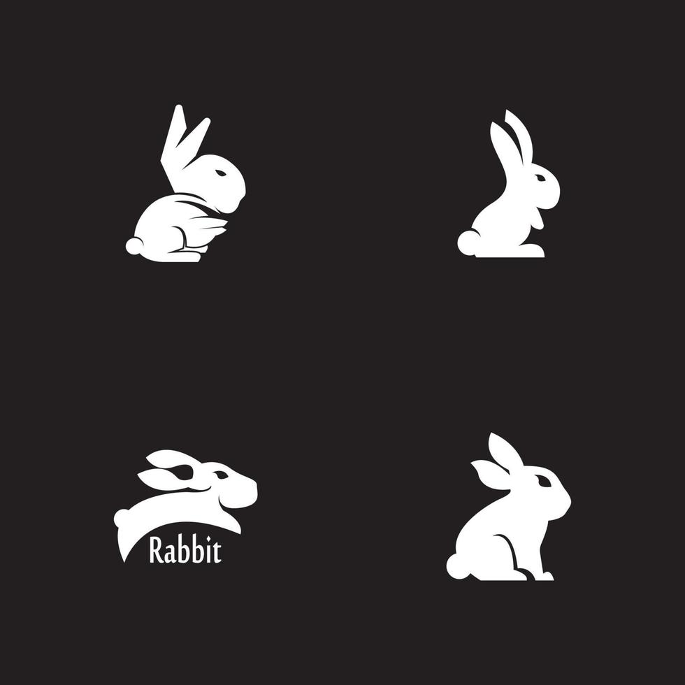 Rabbit vector icon illustration design