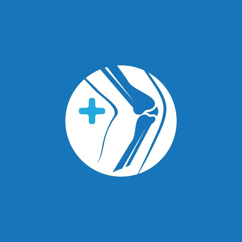 Bone health logo vector illustration