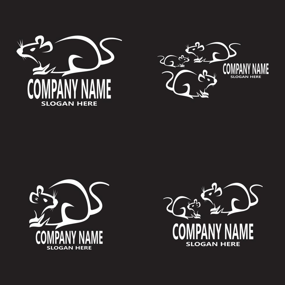 Rat icon and symbol vector illustration