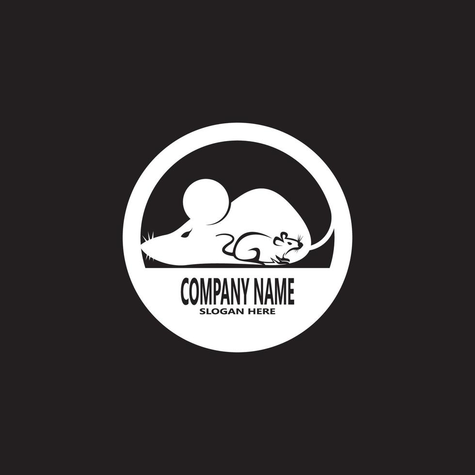 Rat icon and symbol vector illustration