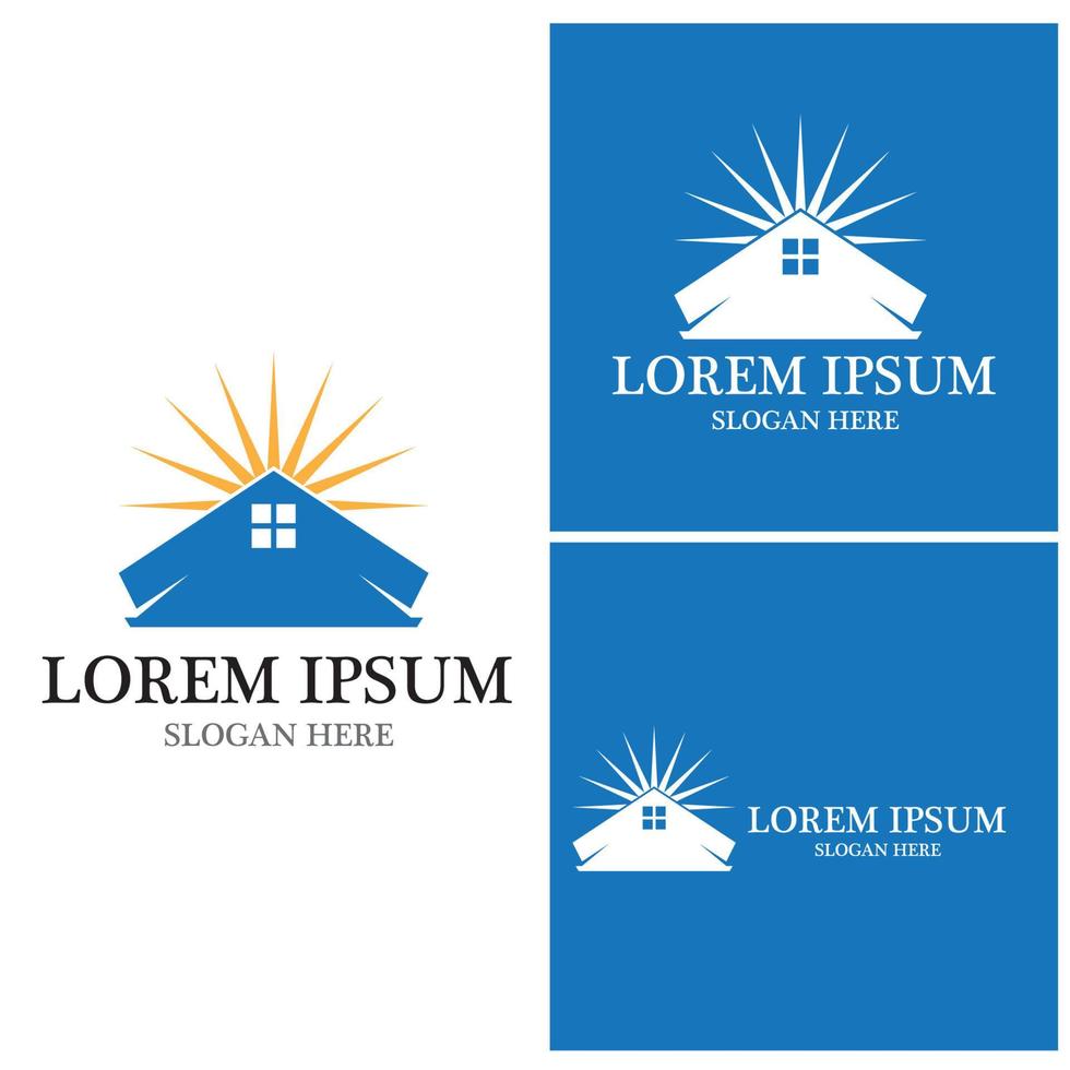 Property and Construction Logo design vector