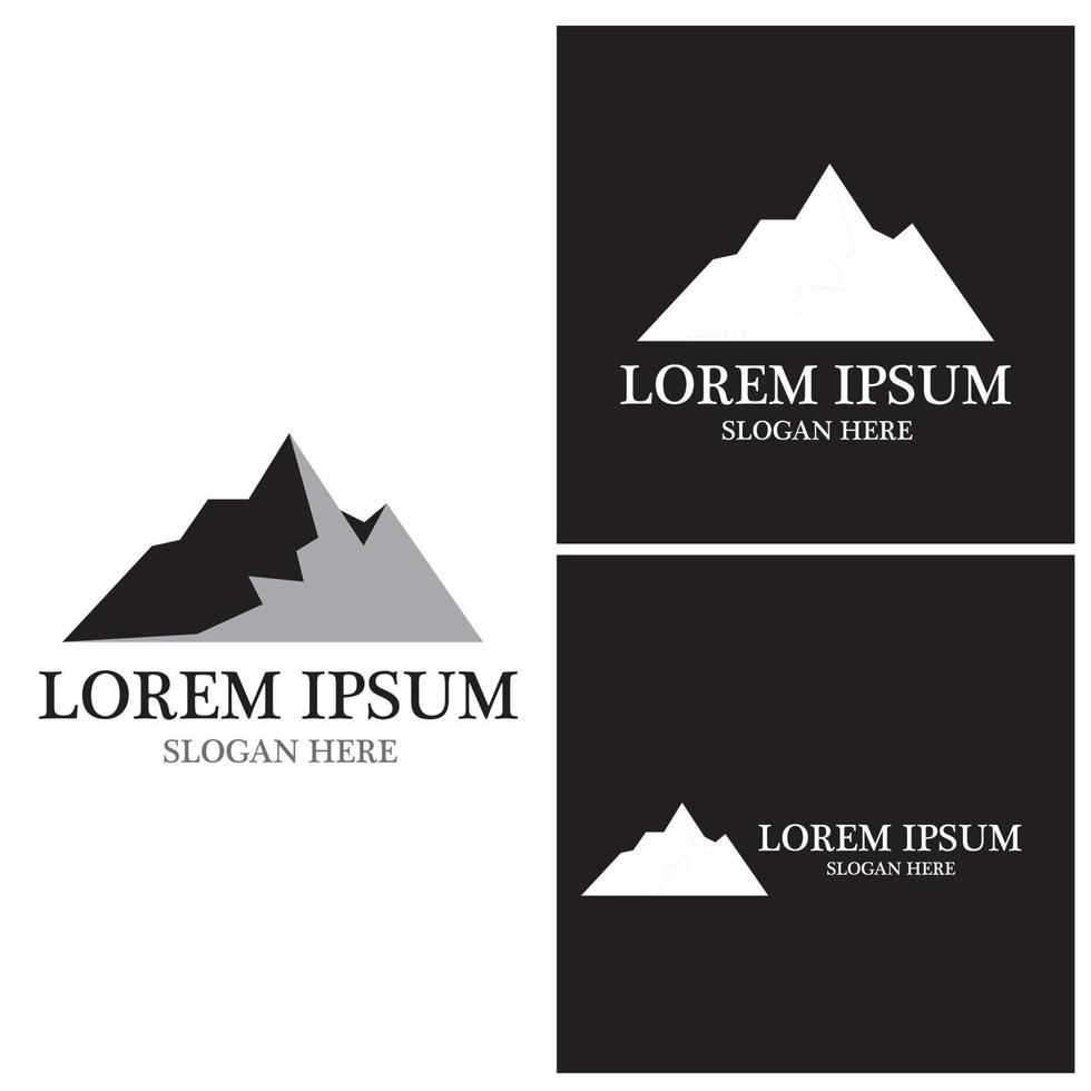 Mountain icon Logo vector template