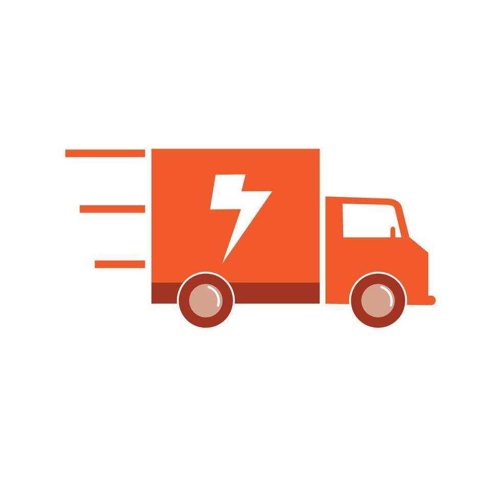 delivery car express logo vector