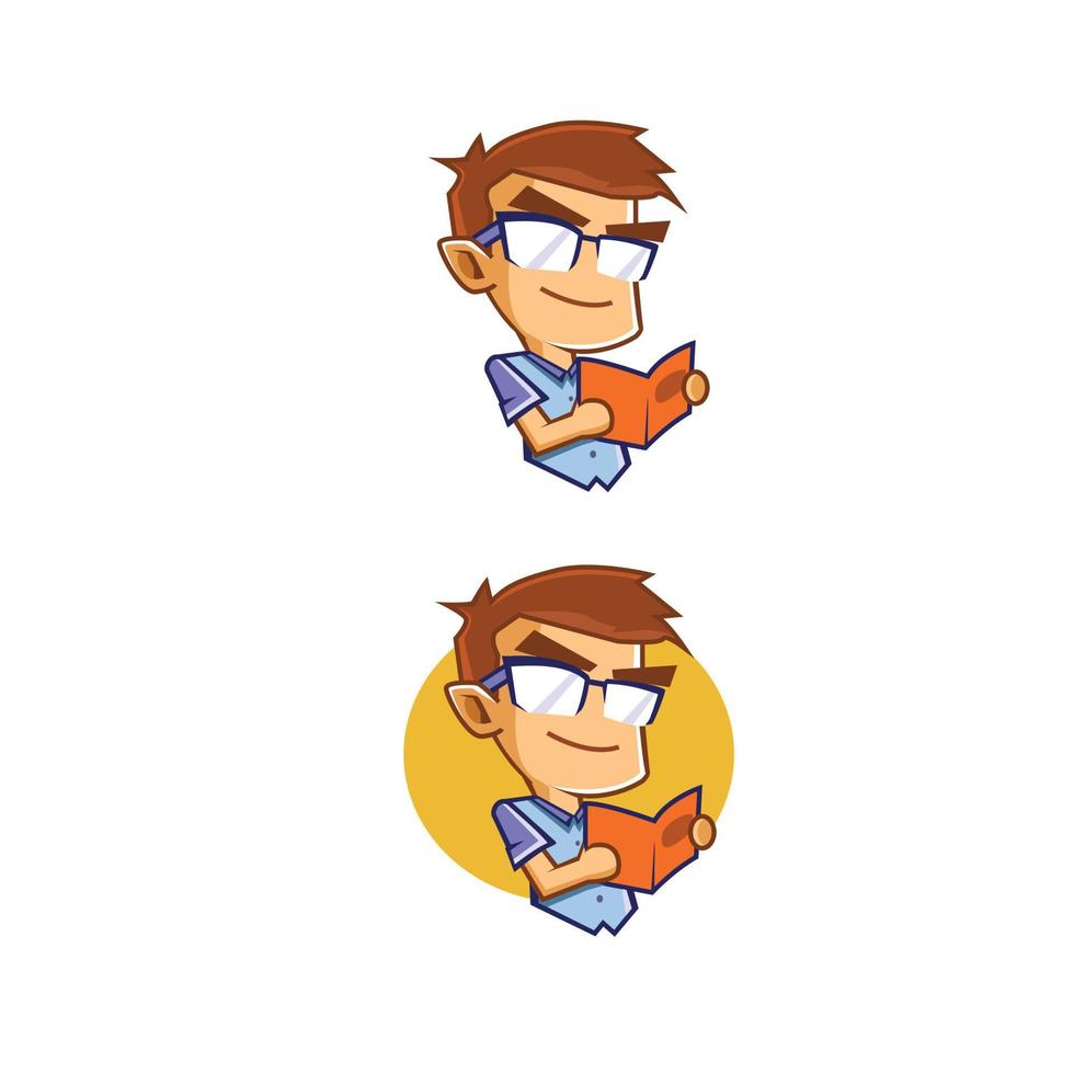 student logo set vector