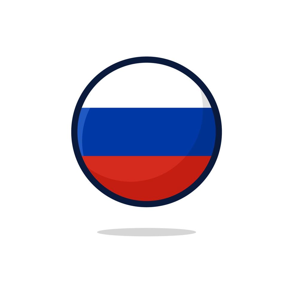 Free Russia Flag Circular SVG, PNG Icon, Symbol. Download Image.