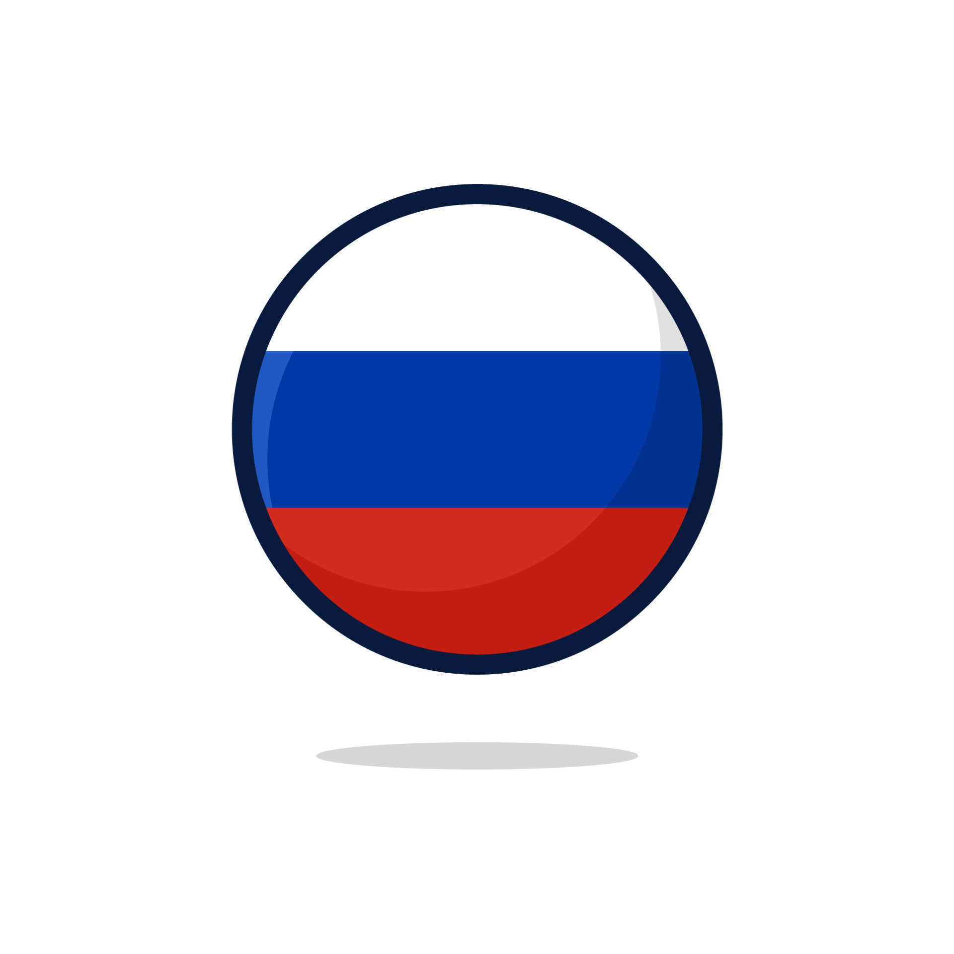 Russia flag language icon circle #AD , #Sponsored, #Ad, #flag, #circle,  #icon, #Russia