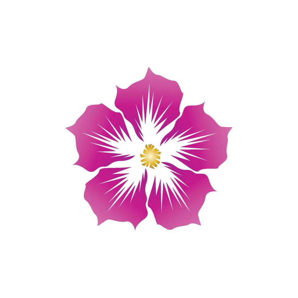 flor belleza spa logo vector ilustración
