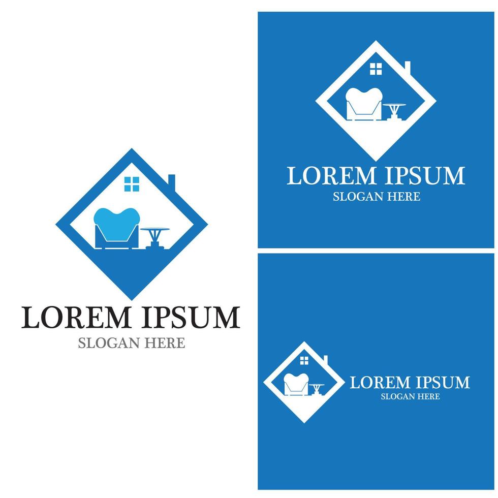Furniture icon and symbol vector template