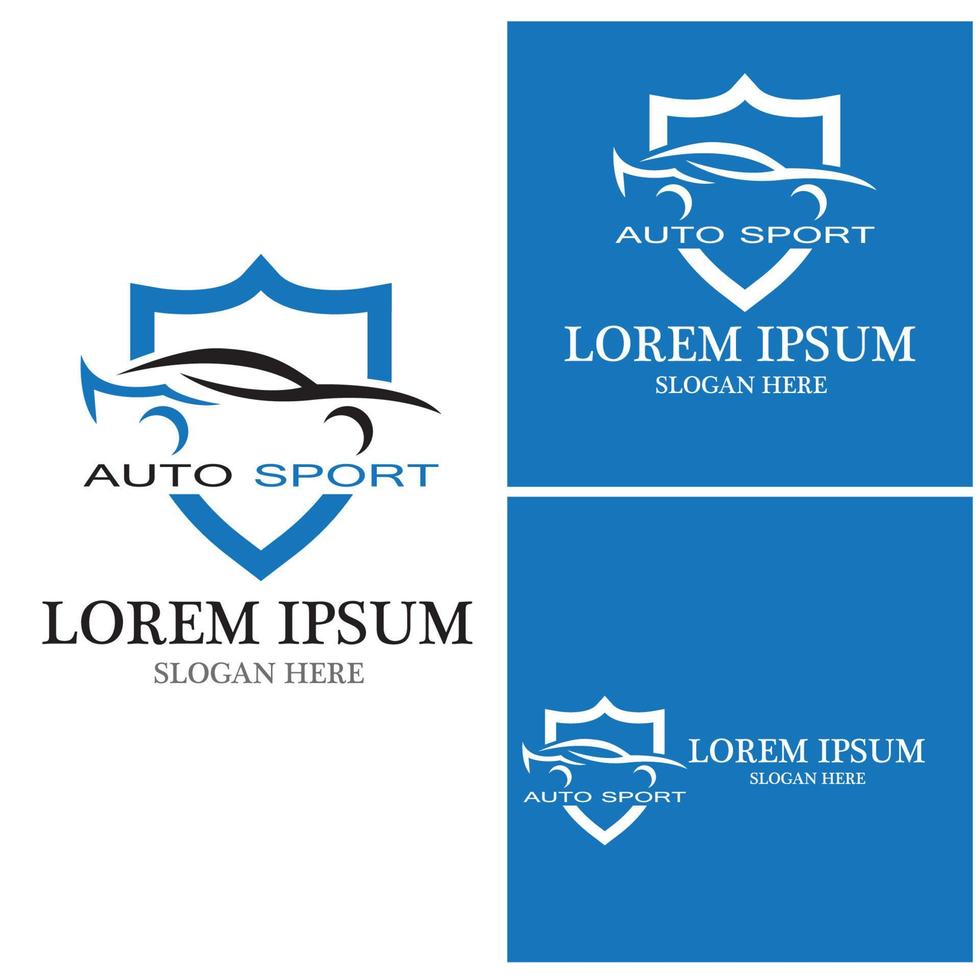 vector de plantilla de logotipo de auto auto