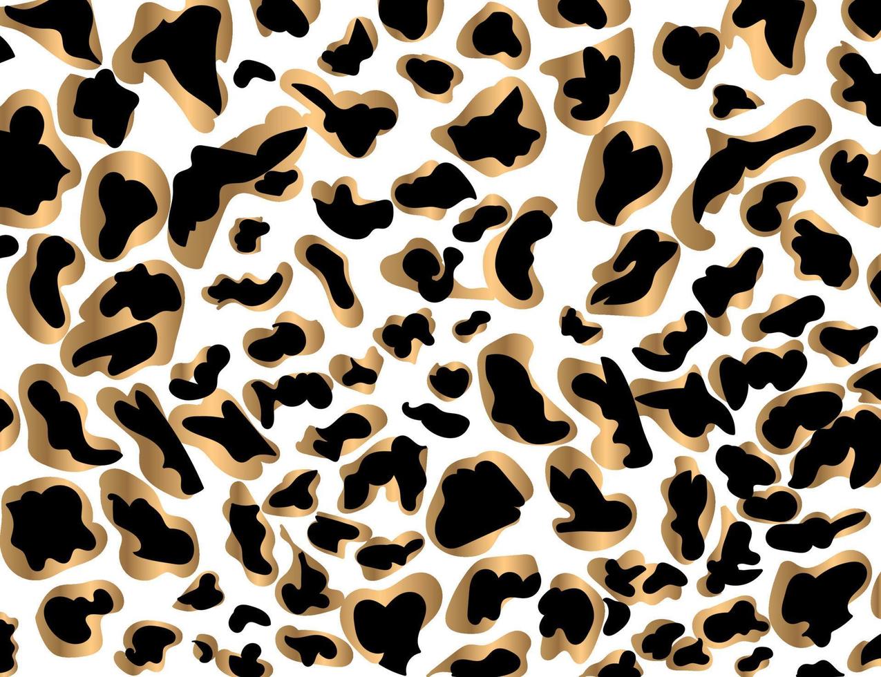 estampado de leopardo depredador. textura abstracta estilizada de las manchas. ilustración vectorial vector