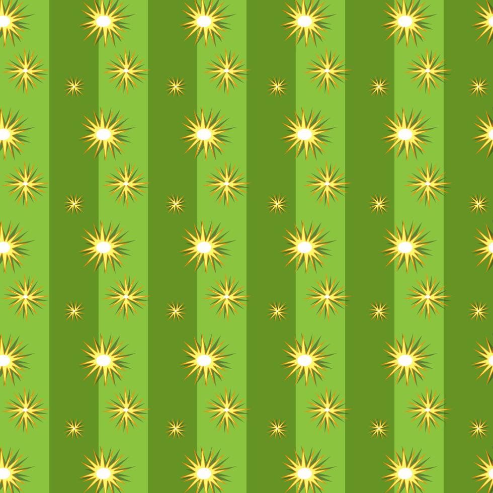 The texture of a cactus in minimalism with stripes and prickles, eps 10 vector