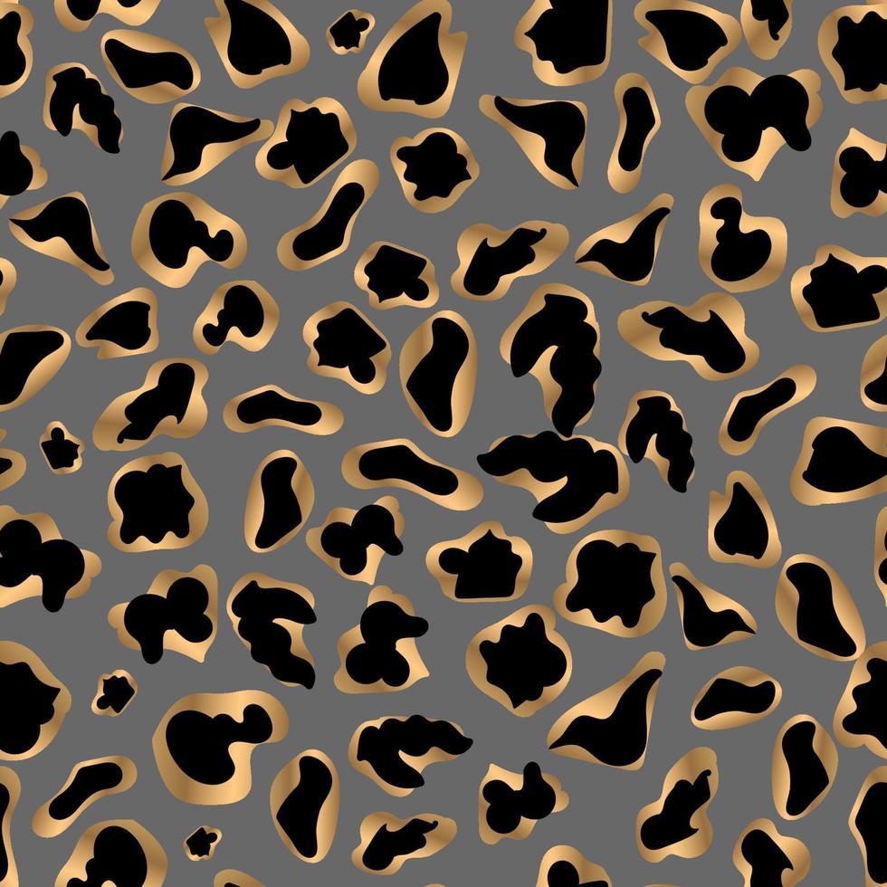 Leopard texture of abstract spots. Seamless texture, vector illustration, eps 10