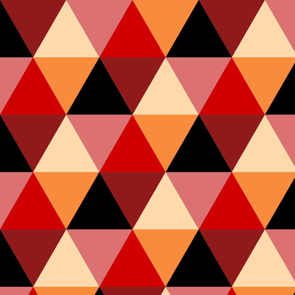 figura abstracta sin costuras de triángulos vector